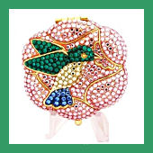 Estee Lauder Collectible Crystal Animal Compacts at KeegansKorner.com