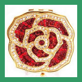 Estee Lauder Collectible Crystal Compacts at KeegansKorner.com
