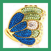 Estee Lauder Collectible Crystal Animal Compacts at KeegansKorner.com